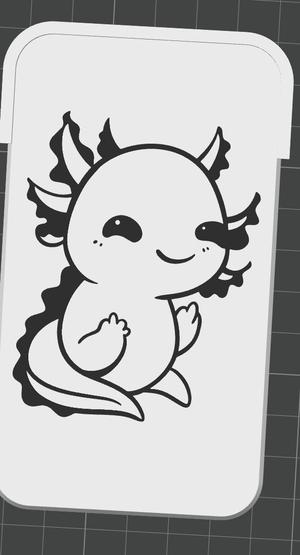 Axolotl 5 Diamond Dot Tray