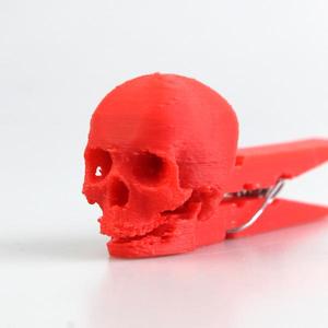 Skull Clothespin
