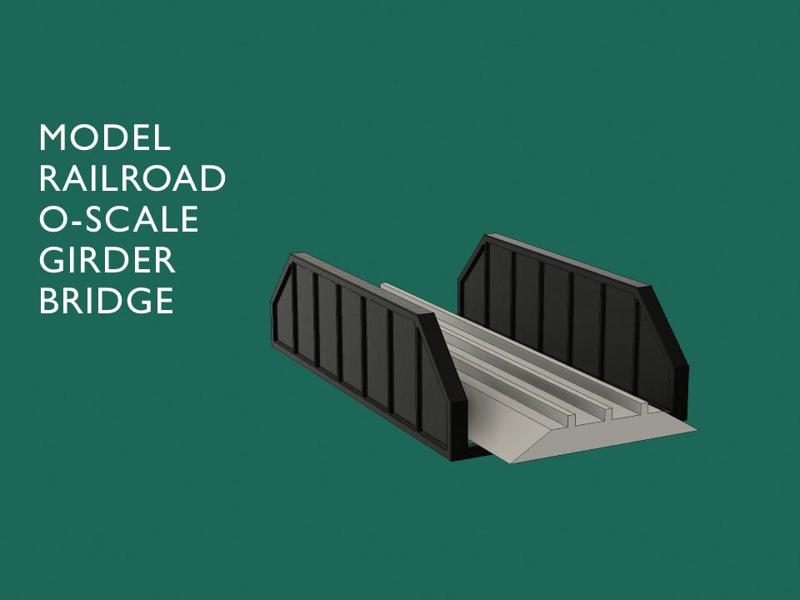 Model Train/Railroad Girder Bridge