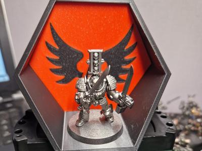 warhammer 40k blood angels minature display