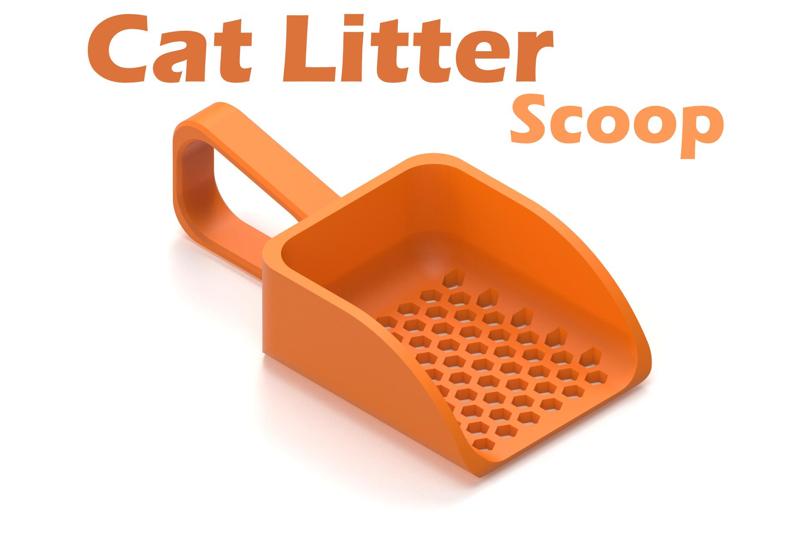 Cat Litter Scoop - Easy To Print