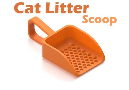 Cat Litter Scoop - Easy To Print