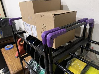 Top Railing Connector for Filament Shelf