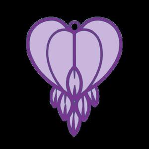 Bleeding Heart Flower 2 - Multicolor.stl