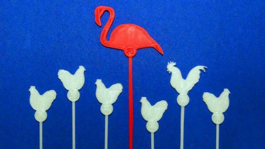 A Flamingo Among Chickens