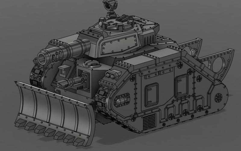 Epic Scale Battle Tank- Remaster