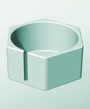 CH162-90-S Stacking slotted component box bin for makers