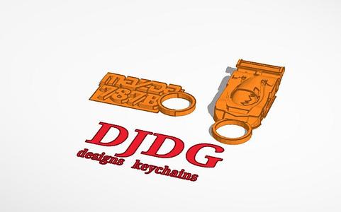 Mazda 787B licensed keychain combo