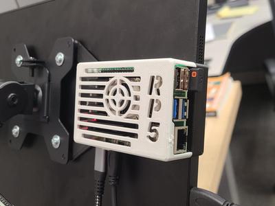 Raspberry Pi 5 Case Mount for Amazon 15.6" Monitor