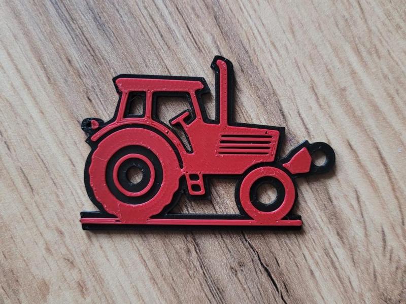 Tractor keychain