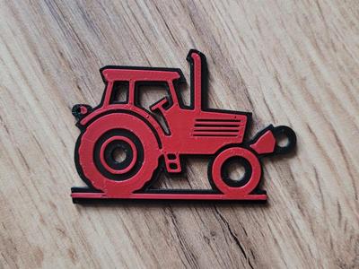 Tractor keychain