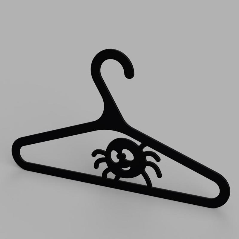 Spooky spider Kid coathanger // Cintre pour enfant, déco araigné halloween