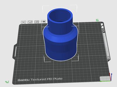 Scheppach DC100 (90mm) to Festool (58mm) Adapter