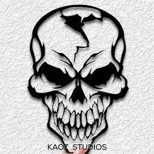 skull wall art bones wall decor demon decoration