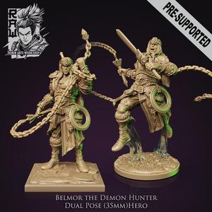 Belmor The Demon Hunter - Idle and Action Pose