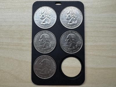 US Quarters Holder (credit card size)