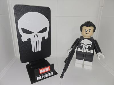 The Punisher Multicolor Nameplate