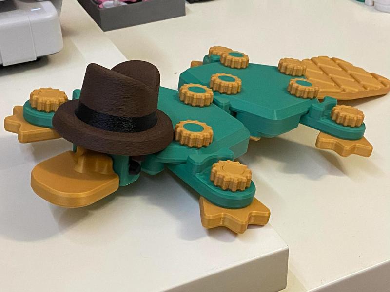 Perry the Platypus! - Model Kit + Framework