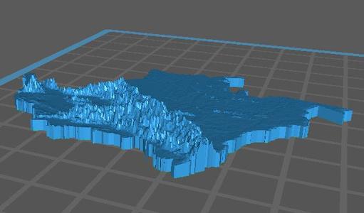 COLOMBIA 3D MAP