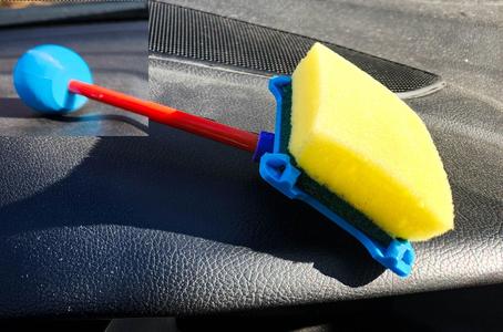 Windshield Cleaning Sponge Holder , car window washing washer wiper cleaner
