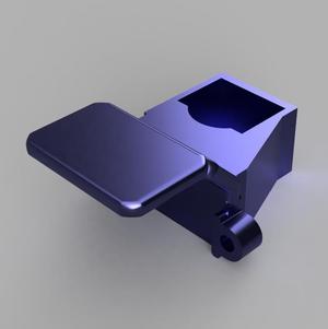 Hotend Cable Holder With Filament Cleaner Slot