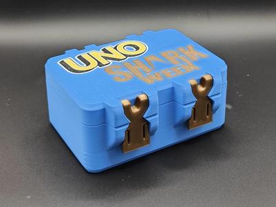 Uno Shark Week Card Box - SnapLock