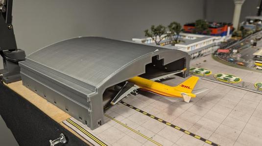 Wide body hangar 