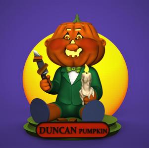 DUNCAN Pumpkin -Garbage Pail Kids