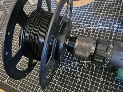filament winder for drill