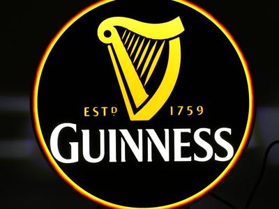 Guinness Beer LED Light Box