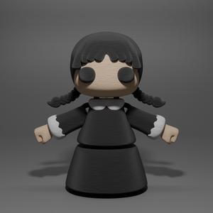 3D Printable Articulated Flexi Wednesday 