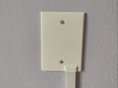 power plug wall plate