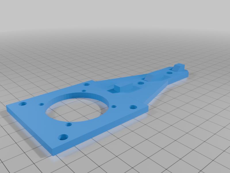 Motor mount for Nema 23 and Nema 17 for V-slot