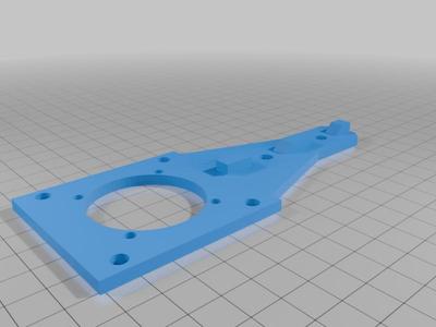 Motor mount for Nema 23 and Nema 17 for V-slot