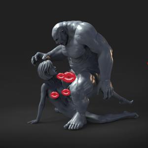 ATTACK OF THE OGRE - NSFW - EROTIC MINIATURE 75 MM SCALE