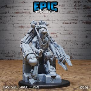 Artificer Gnoll Rest / Hyena Hybrid Construction / Mechanic Yeenoghu Robot / Steampunk Flind Warrior / Mechanus Clockwork Encounter