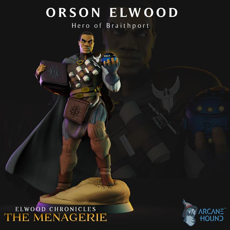Archeologist Adventurer Orson Elwood - Pre-Supported