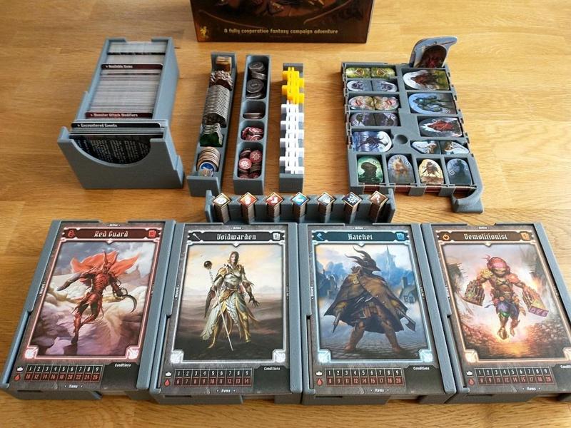 Gloomhaven: Jaws of the Lion Boardgame Box Inserts