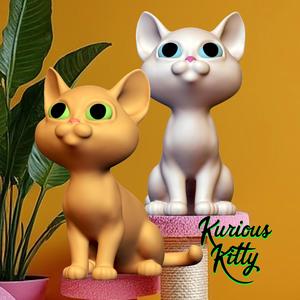 Curious Kitten Figurine
