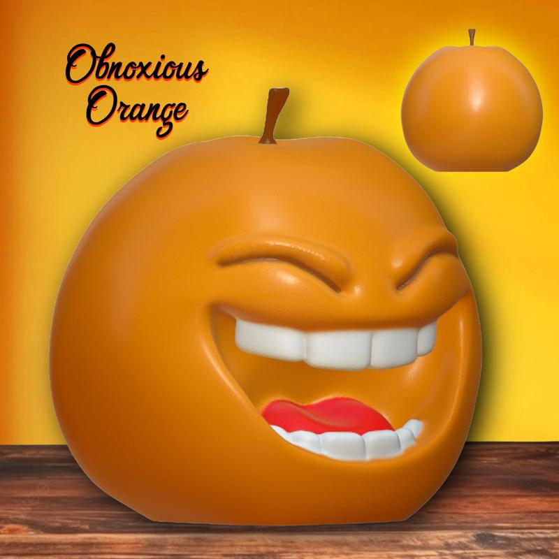 Obnoxious Orange Figurine Funny Fruit Decor