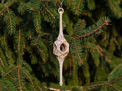 Lantern Christmas Stretch Ornament 2024