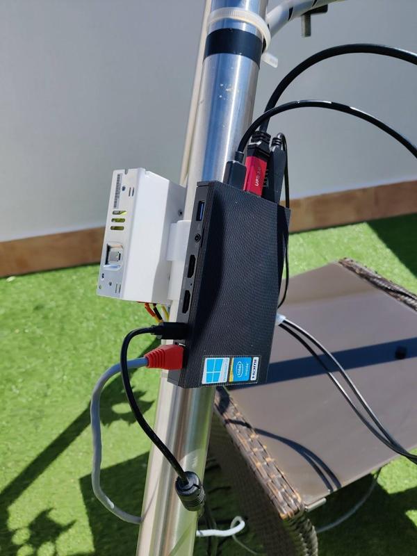MELE Quieter MiniPC telescope mount tripod leg holder