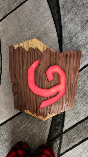 DEKU SHIELD FROM ZELDA THAT LIGHTS UP