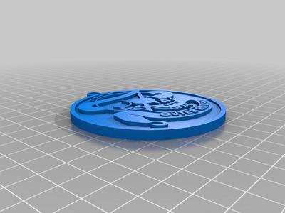 Metal Gear Solid - Outer Haven keychain + Magnet