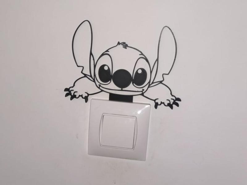 Stitch light switch art