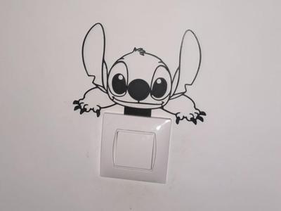 Stitch light switch art