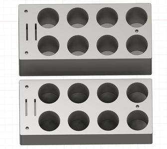AA Battery Magnetic Case with 2 Micro SD Card Slots