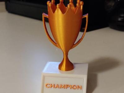 Trophy 85 mm height, quick print