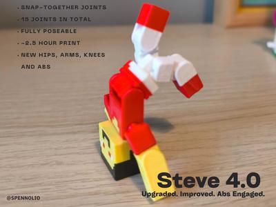 Articulated Steve 4.0 - 15 Points of Movement