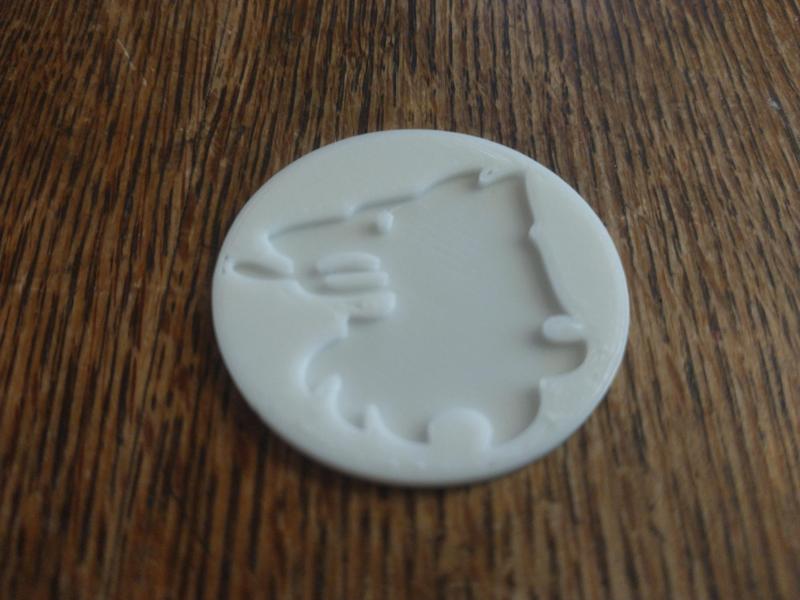 Heraldic Wolf Coin
